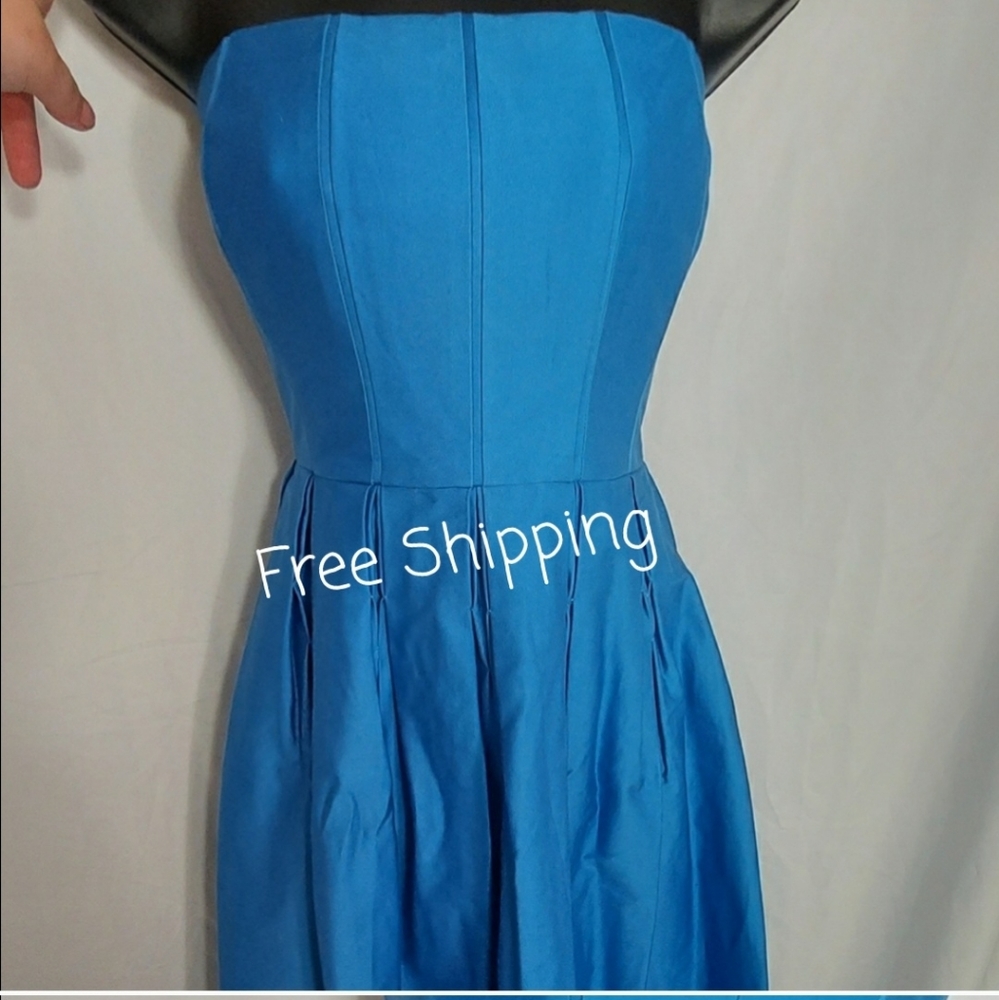 Bright Beautiful Blue Cocktail Dress